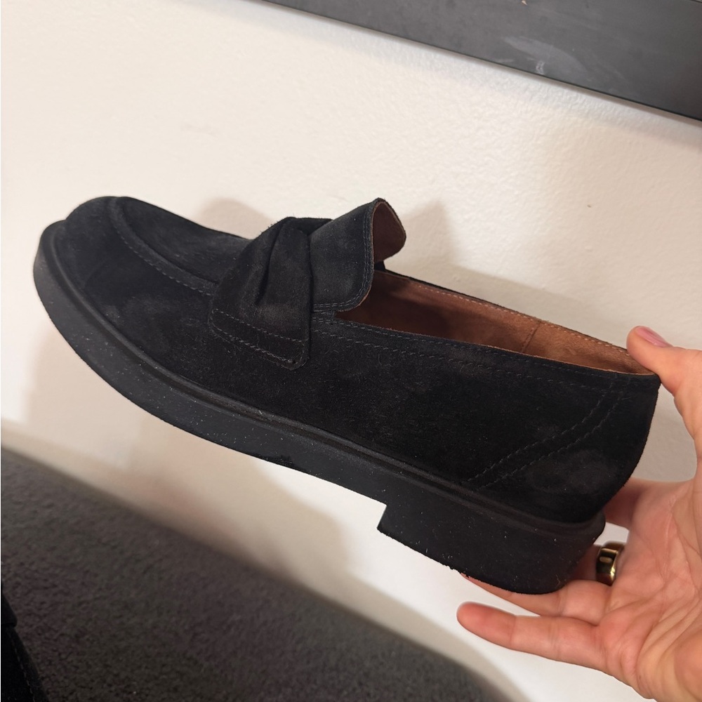 Paul Green Dark Suede Loafers - Picture 11 of 13